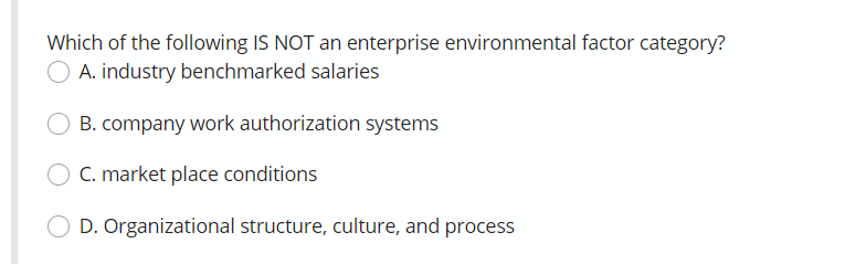 Which of the following IS NOT an enterprise