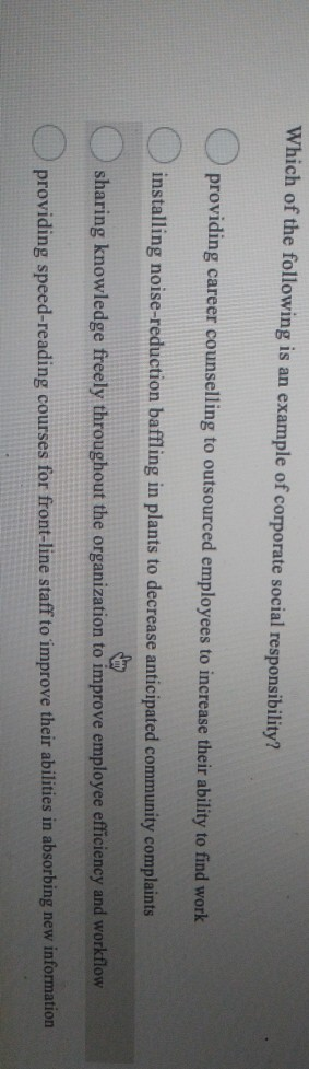 what is the example of corporate social