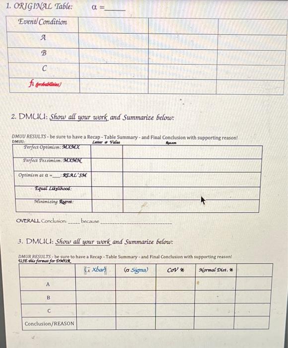 Your firm is considering three investment