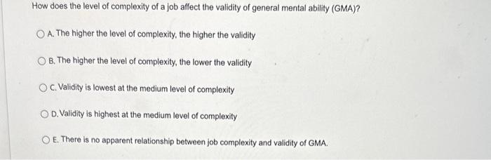 How does the level of complexity of a job affect