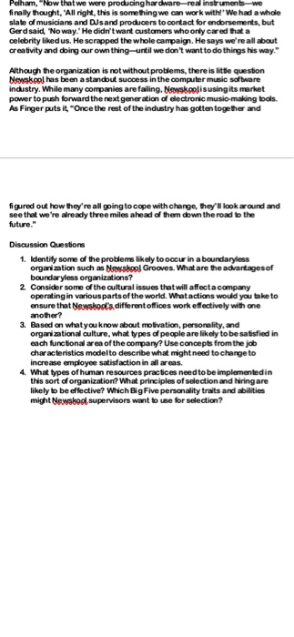 ORGANIZATIONAL BEHAVIOUR (OBEO) ASSIGNMENT