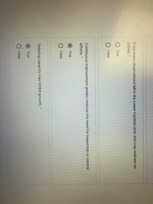 If too many observations fall in the Lower