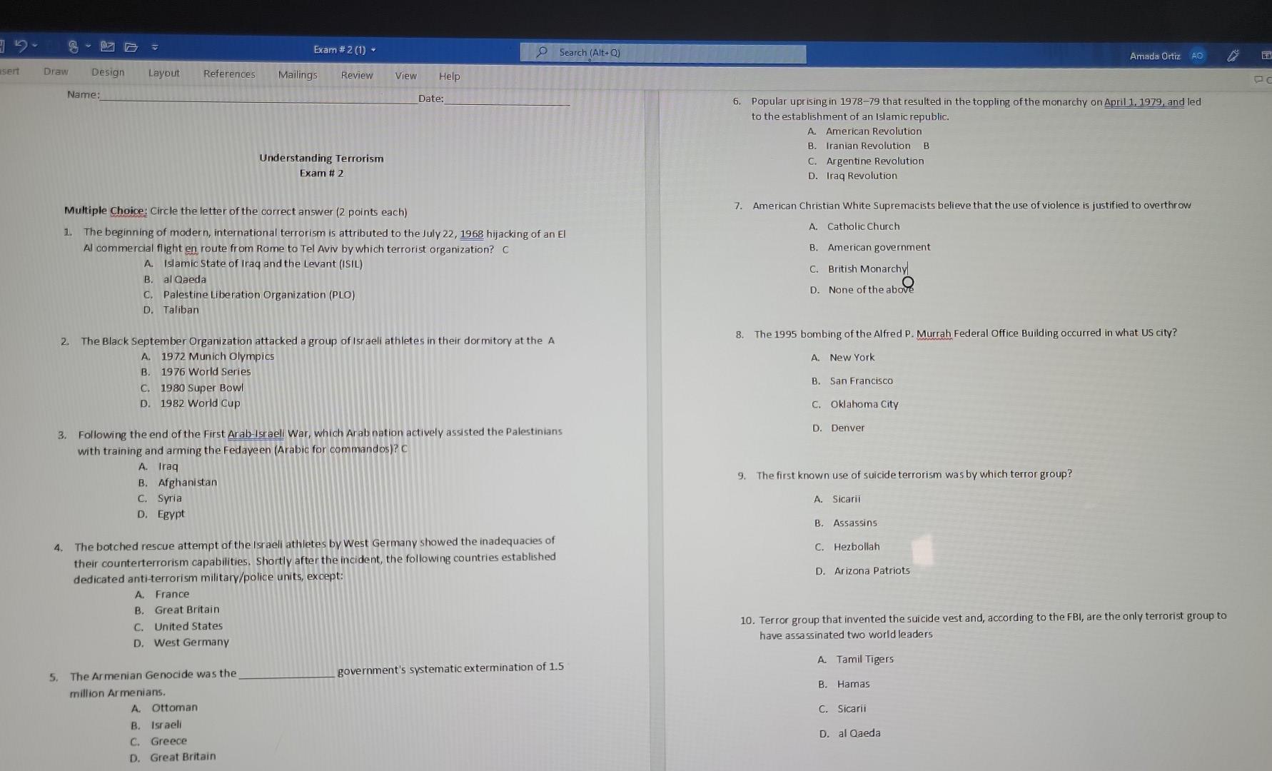 sert Draw Design Layout Name: 5. 7 2. References