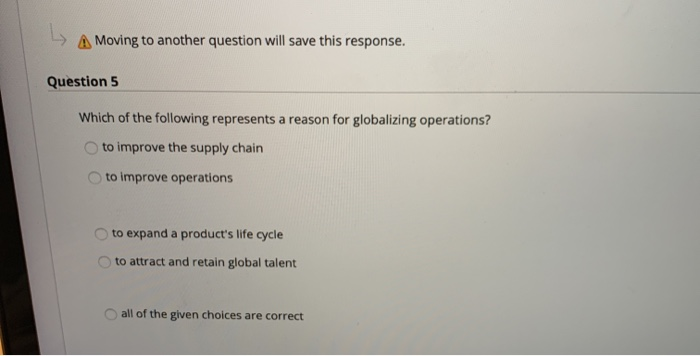 A Moving to another question will save this