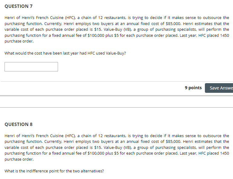 Cal's Carpentry is considering outsourcing its