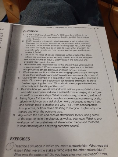 QUESTIONS War, if the should Ma CEO w lanthin -