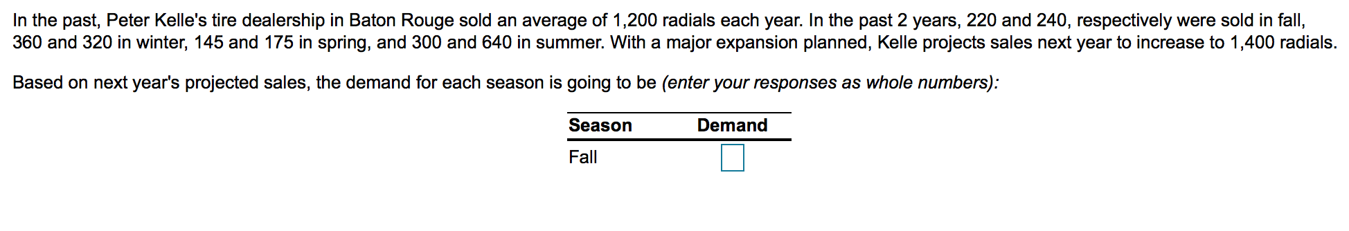 In the past, Peter Kelle's tire dealership in