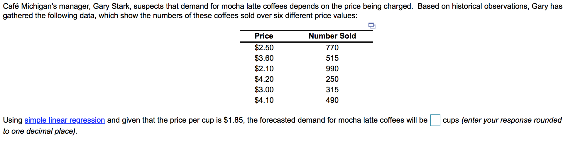 Caf Michigan's manager, Gary Stark, suspects that
