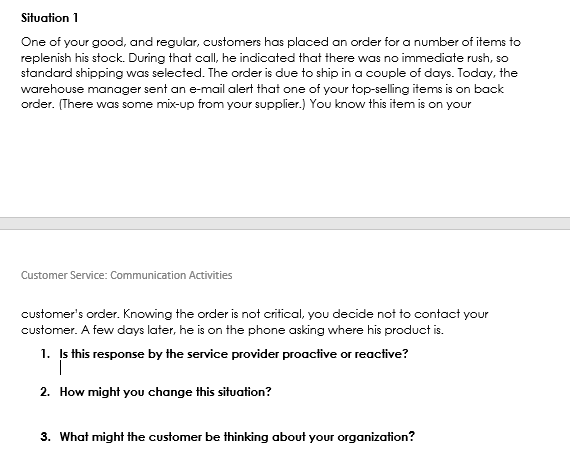 Please answer all these questions for my customer