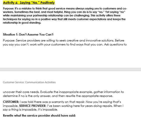 Please answer all these questions for my customer