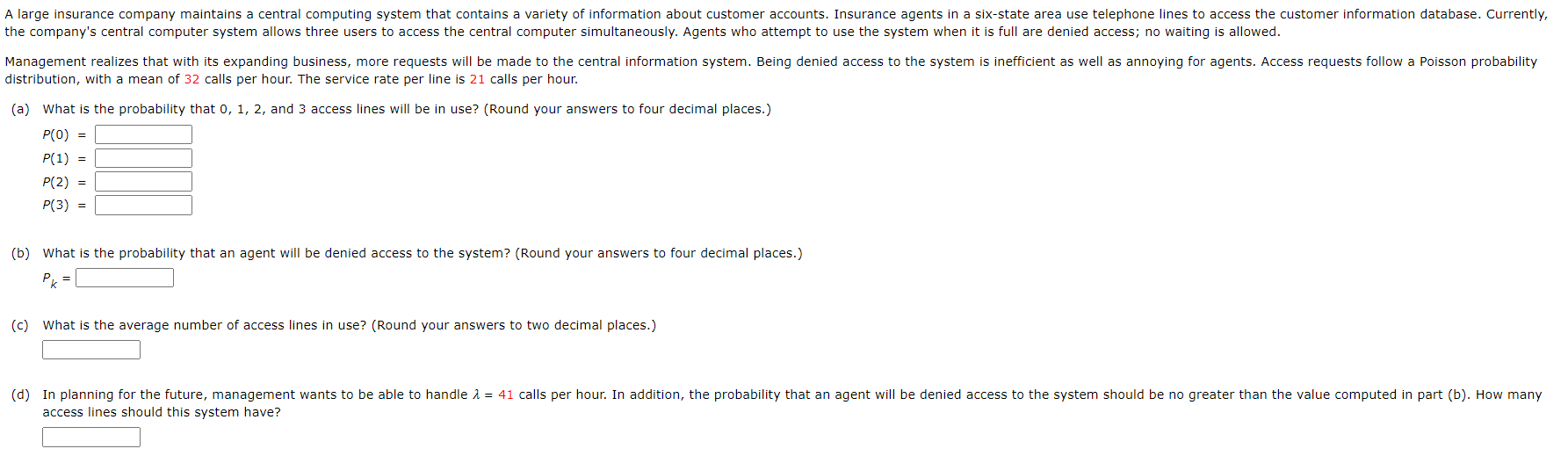 (b) What is the probability that an agent will be