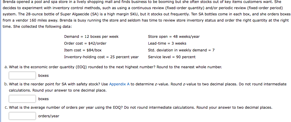 Brenda opened a pool and spa store in a lively