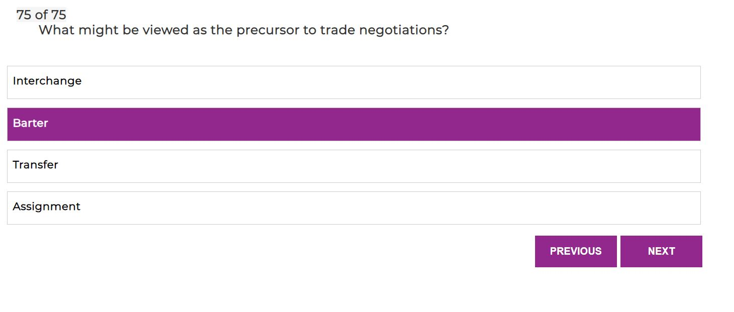73 of 75 Price is a number that quantifies: cost.