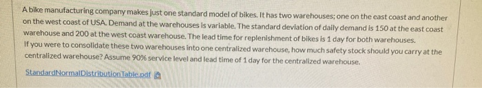 A bike manufacturing company made it's just one