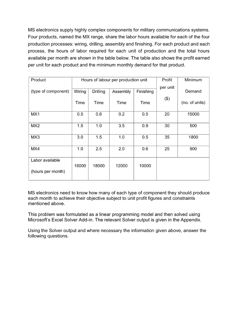 Help in finding the constraints, objective, and
