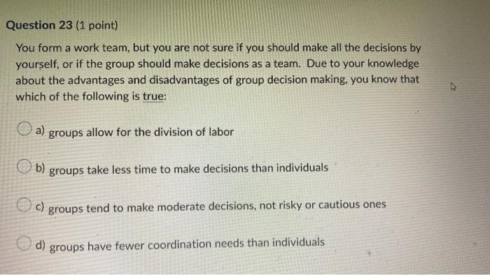 just answer what you can Question 21 (1 point) A