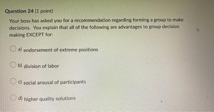 just answer what you can Question 21 (1 point) A