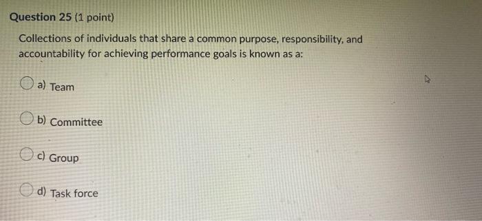 just answer what you can Question 21 (1 point) A