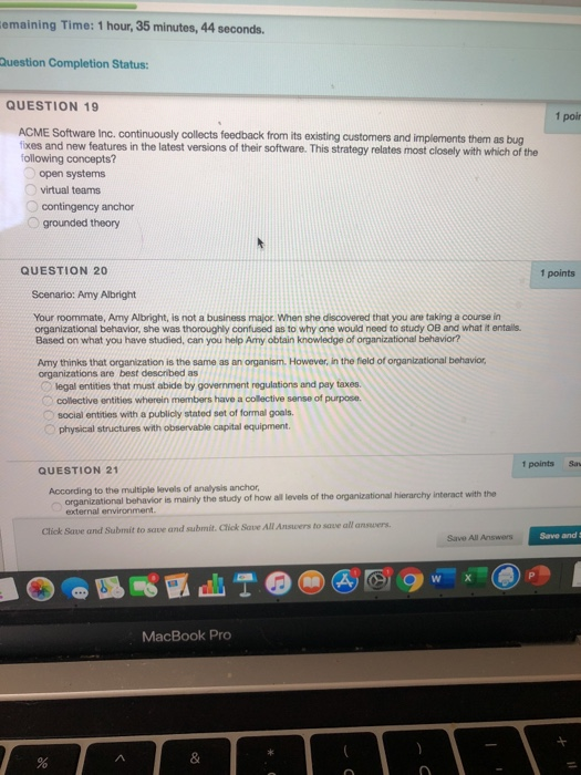semaining Time: 1 hour, 35 minutes, 44 seconds.