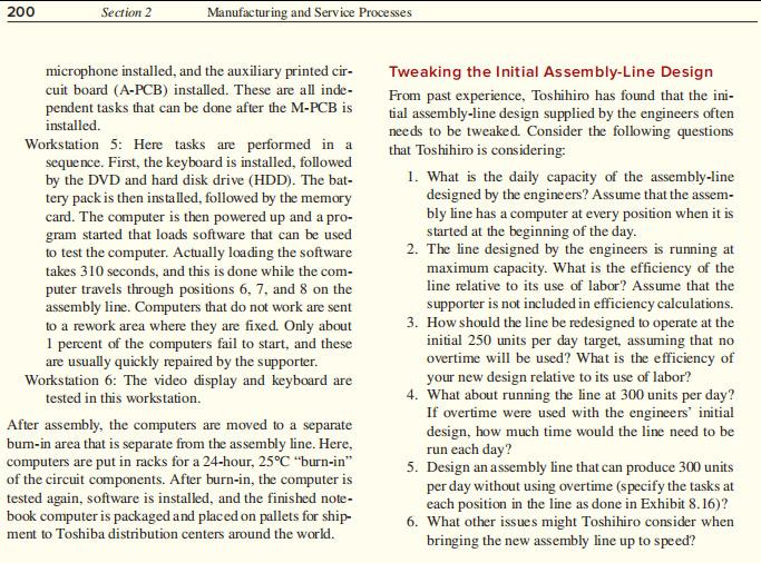 Please answer each questions below based on the