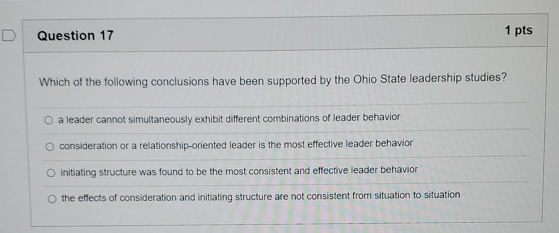 Which of the following conclusions have been