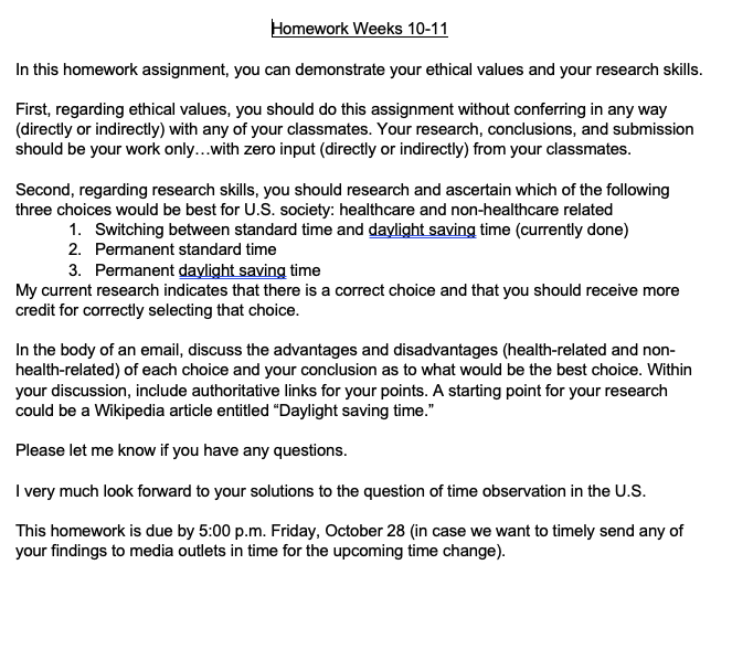 In this homework assignment, you can demonstrate