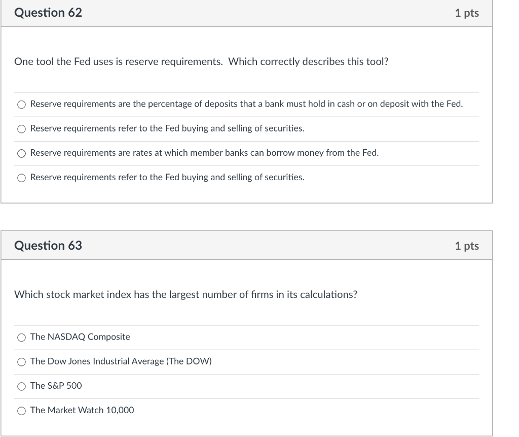 One tool the Fed uses is reserve requirements.