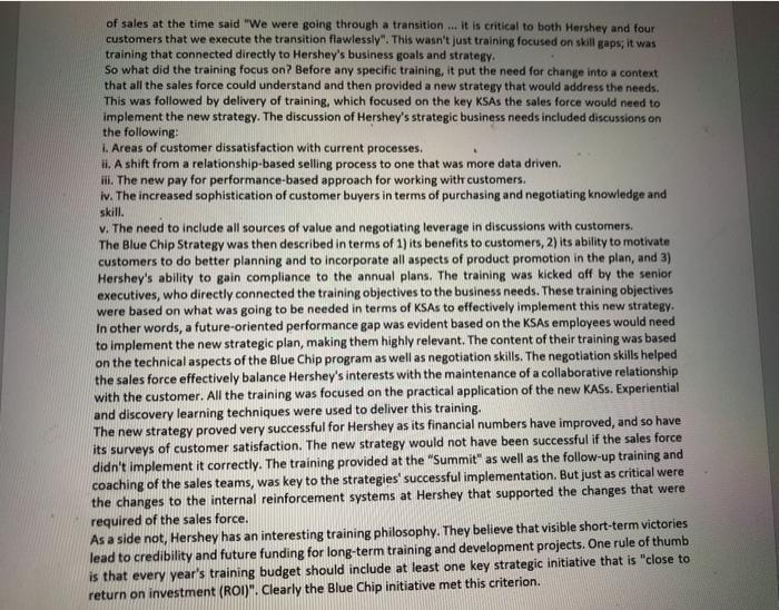 of sales at the time said "We were going through