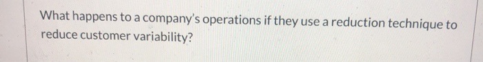 What happens to a company's operations if they