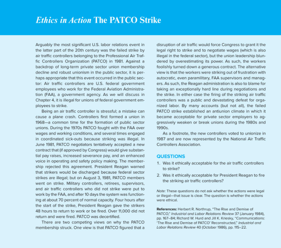 Answer question 1 & 2 briefly . Ethics in Action