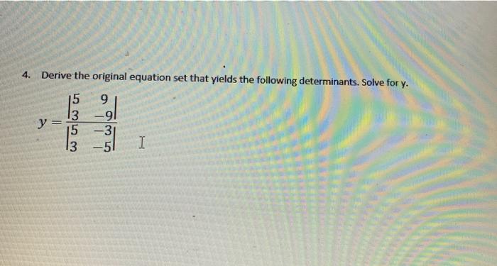 Applied Statics Pleas Help! 4. Derive the