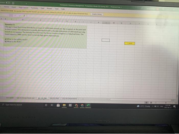 slove it in excel Home Insert Page Layout