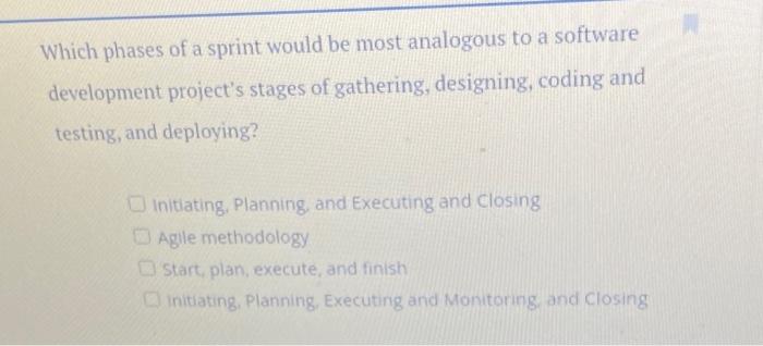 A project being initiated involves several