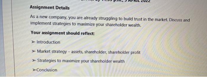 can you please help me out in this one Assignment