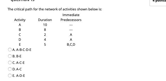 QUESTION 17 4 points Save Ar In making a backward