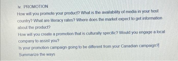 please explain. thank you! chosen country is