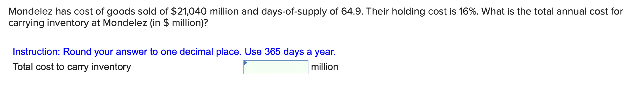 In 2011, Agilent Technologies had annual turns of