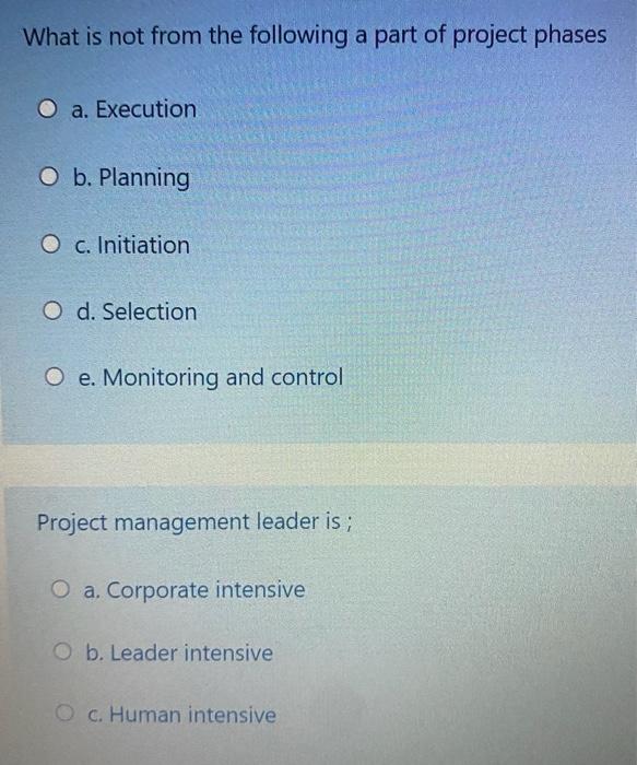 What is project? a. Have defined start and end