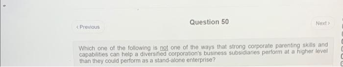 question 50 Question 50 Next  style=