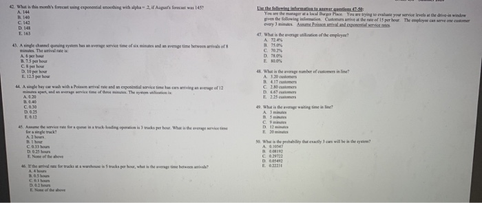 42. What is this month forecasting special