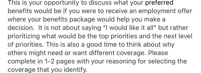 Please give an example in at least one page!