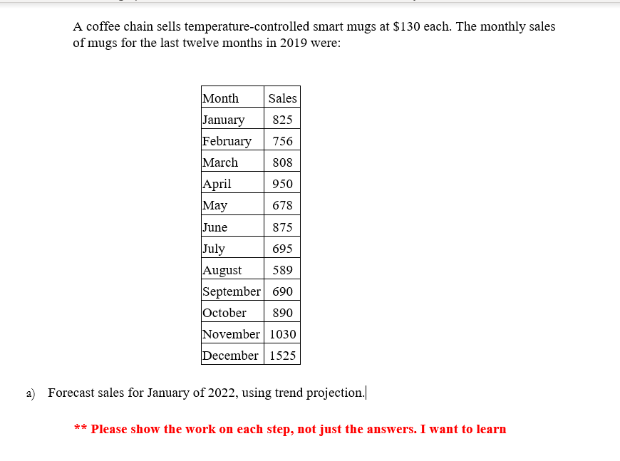 A coffee chain sells temperature-controlled smart
