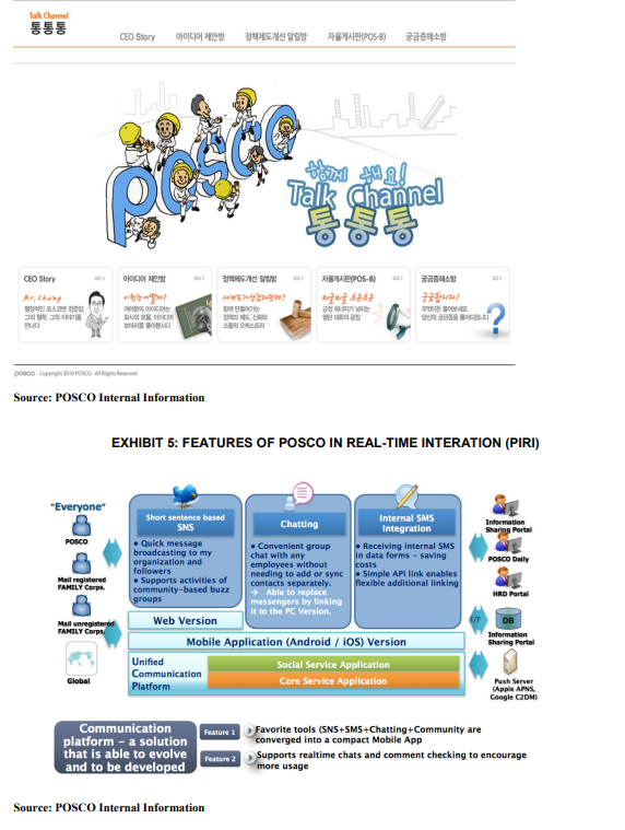 Please read the attached case study (POSCO's
