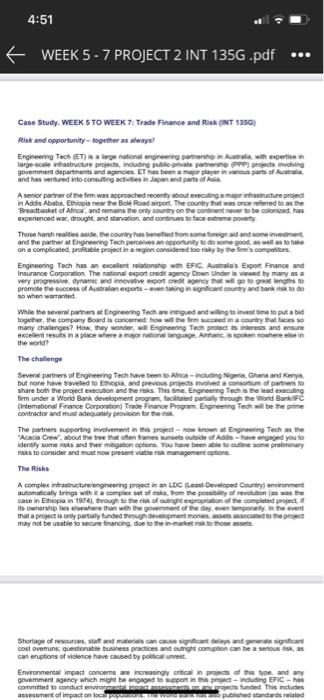 4:51 k WEEK 5 - 7 PROJECT 2 INT 135G .pdf Case