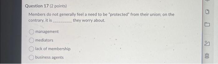 HELP Members do not generally feel a need to be