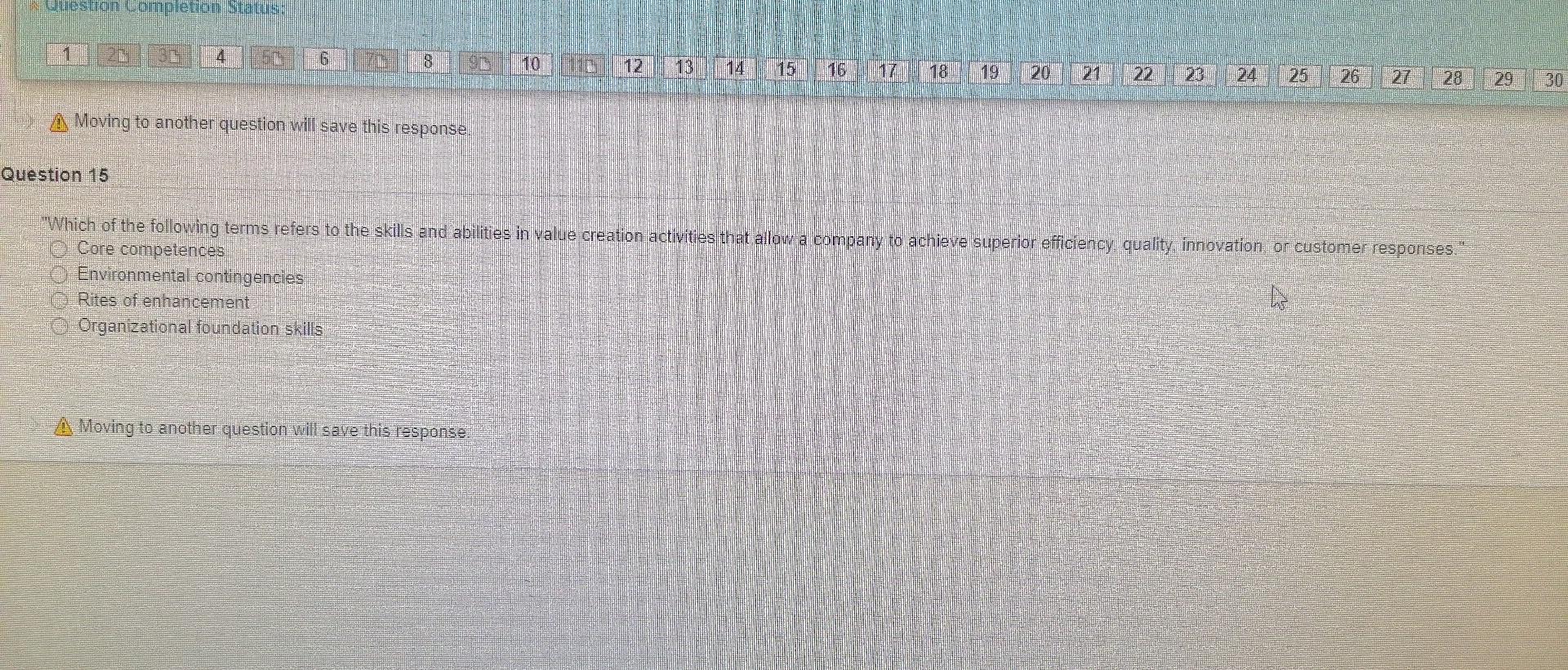 estran completion Status 1 4 G 8 13 20 26 27 30