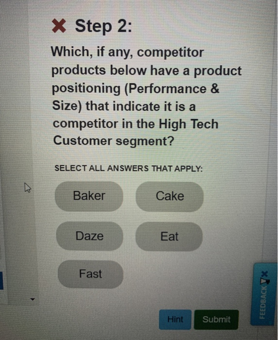 2.5 Name Performance Size Able 7.3 12.5 Baker 7.6