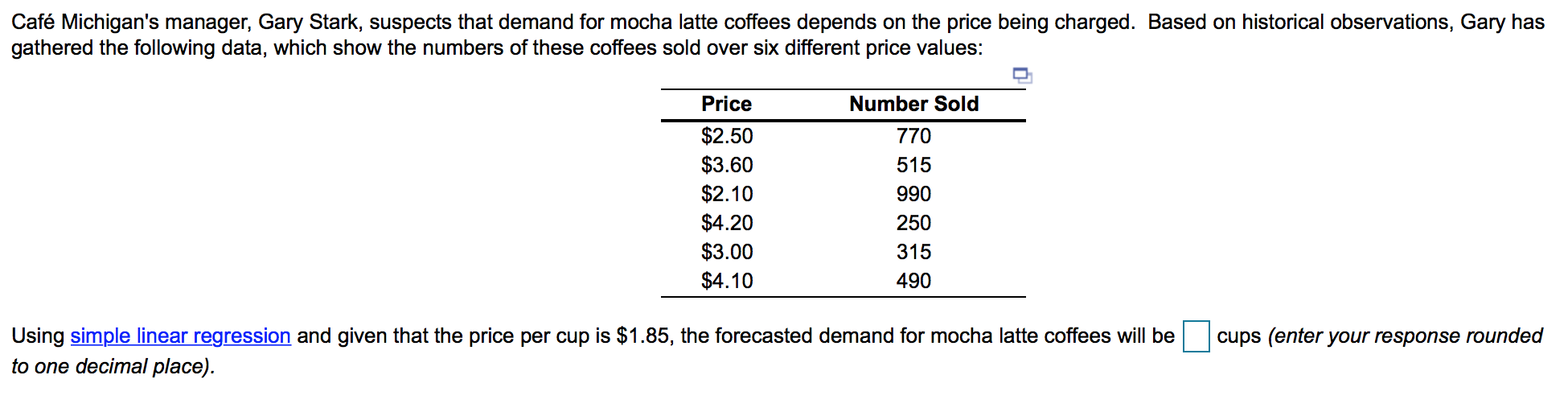 Caf Michigan's manager, Gary Stark, suspects that