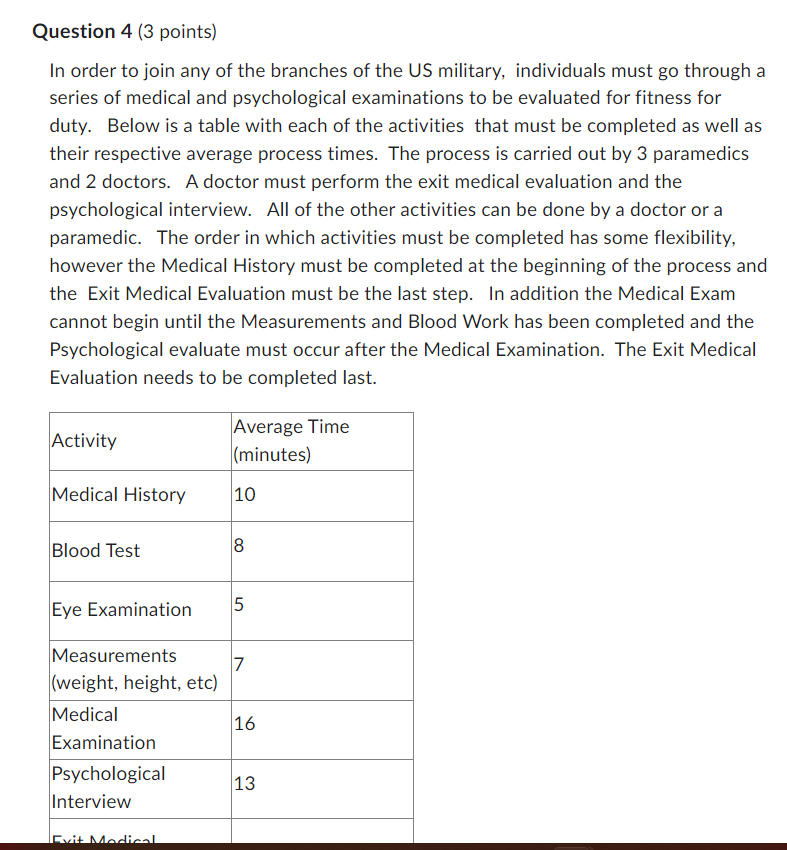 Question 4 ( 3 points) In order to join any of