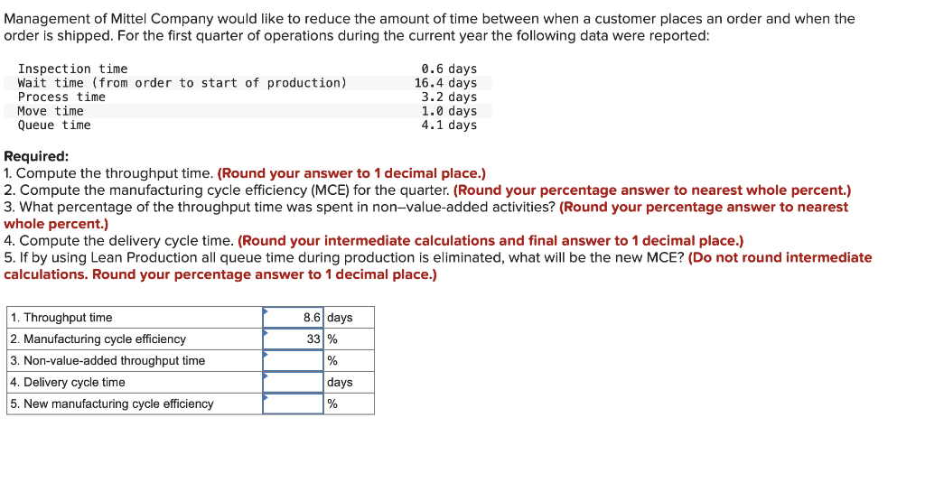 Management of Mittel Company would like to reduce